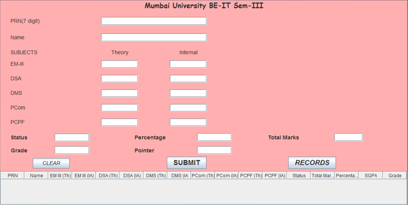 Student Grading System